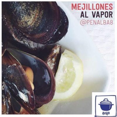 alimentación: mejillones al vapor