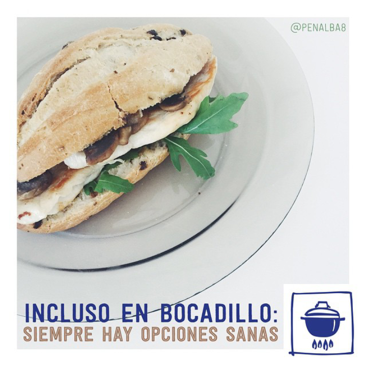 alimentación: bocadillo sano