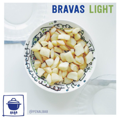 alimentación: cocina patatas bravas light
