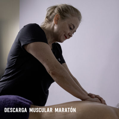 Descarga muscular maratón